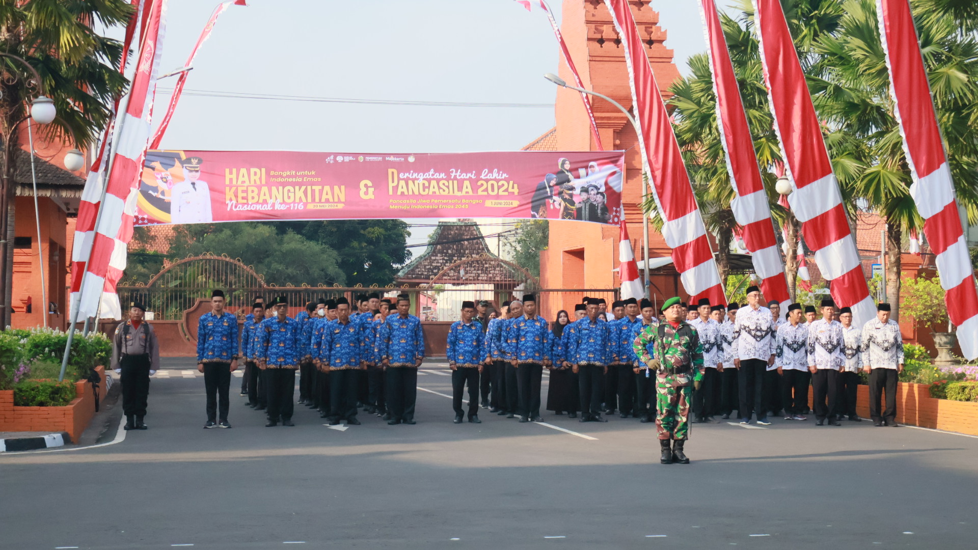 Peringati Harlah Pancasila Dan Hari Kebangkitan Nasional Ke-166, Bupati Ikfina Ajak Masyarakat Membumikan Pancasila Dalam Aspek Kehidupan